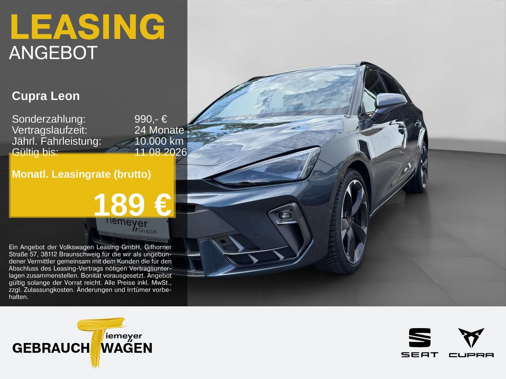 Cupra Leon Sportstourer 1.5 eTSI SIDE-ASSIST KAMERA NA