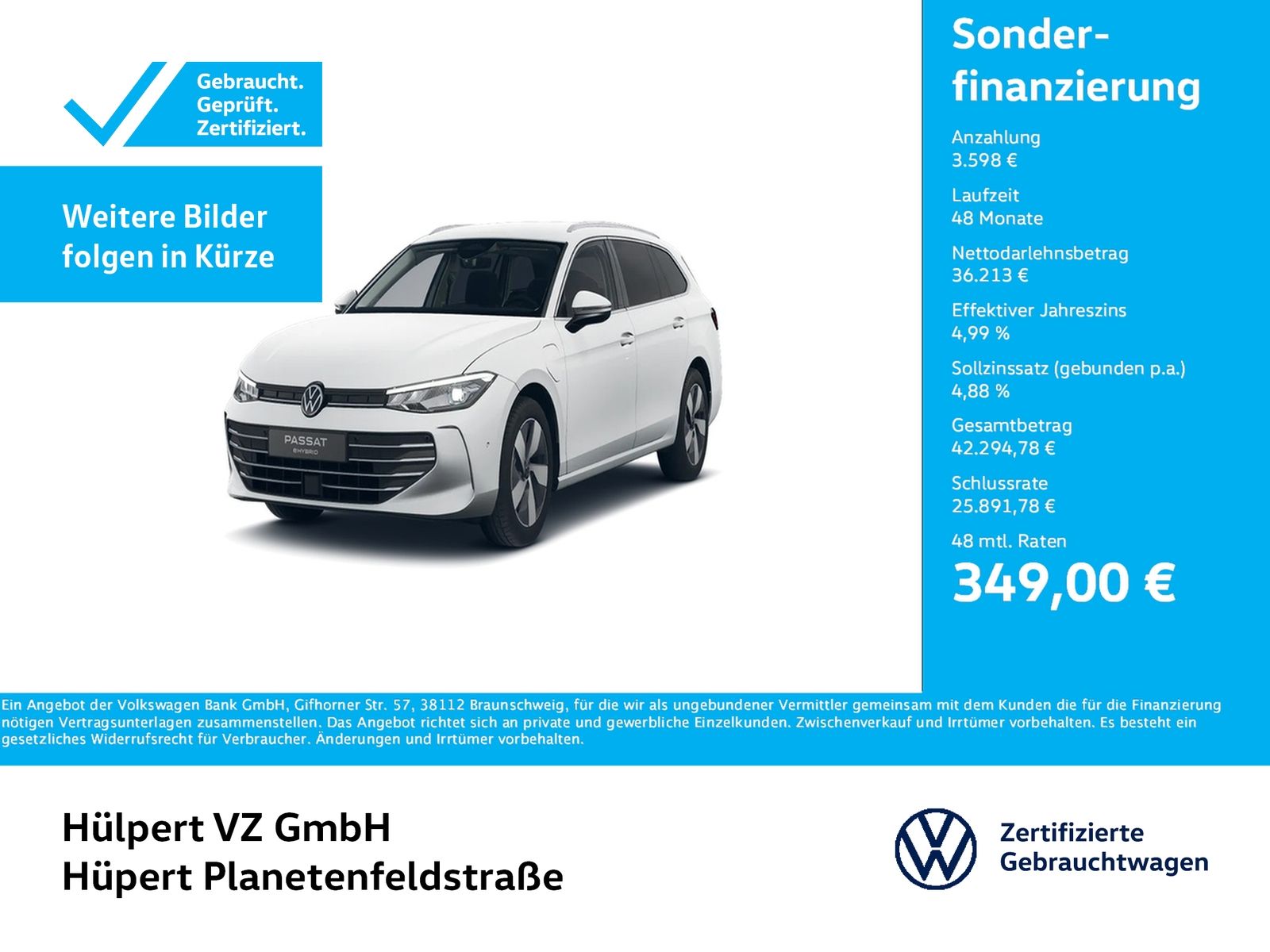 Volkswagen Passat Variant 1.5 HYBRID BUSINESS AHK CAM ACC foto 1