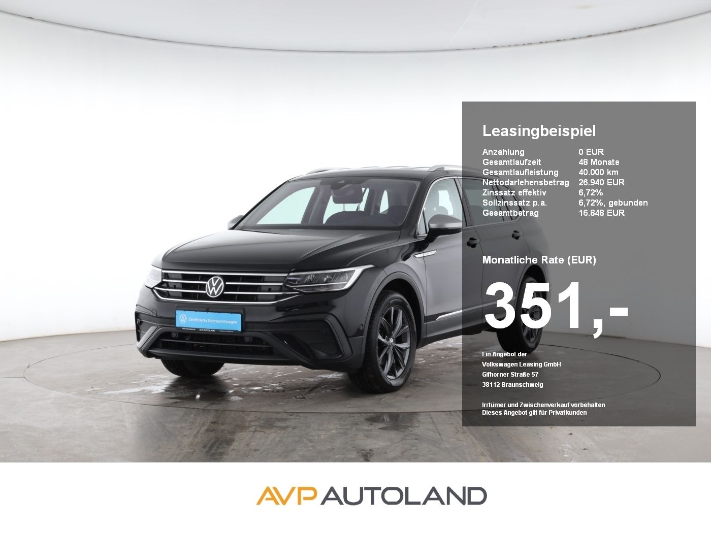 Volkswagen Tiguan Allspace 2.0 TDI Life | NAVI | LED | AHK