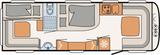 Dethleffs Nomad 740 RFK - Dethleffs Etagenbett Wohnwagen