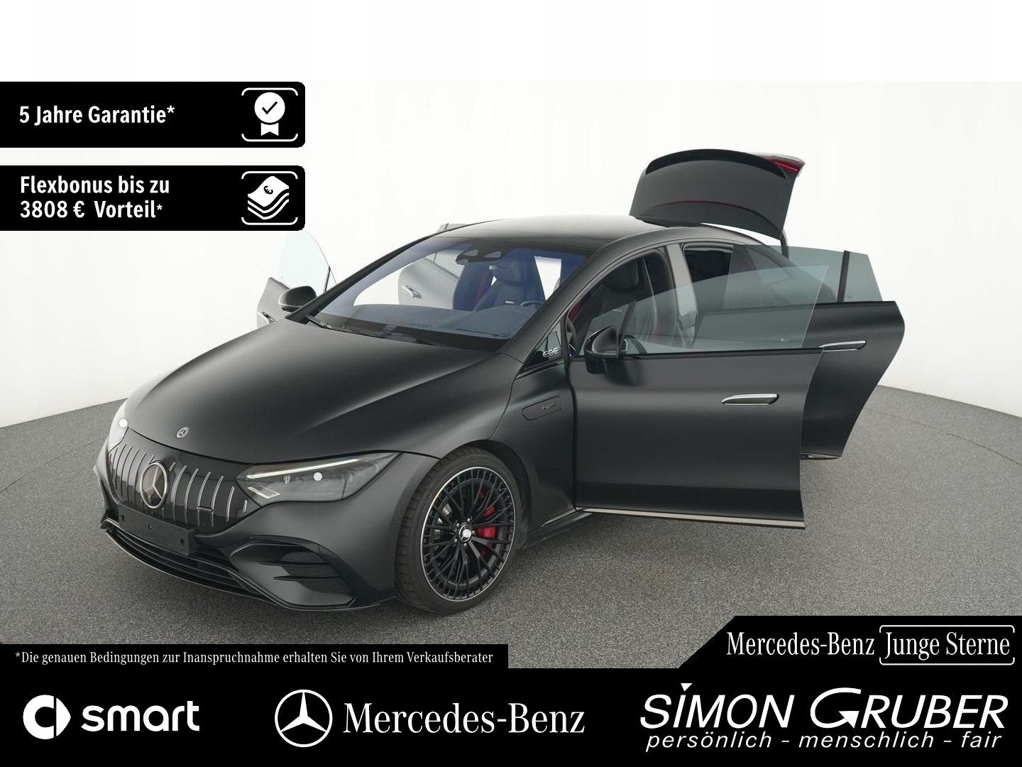 Fahrzeugabbildung Mercedes-Benz EQE 43 4M AMG Pano Hyper Burm Massage Sitzklima