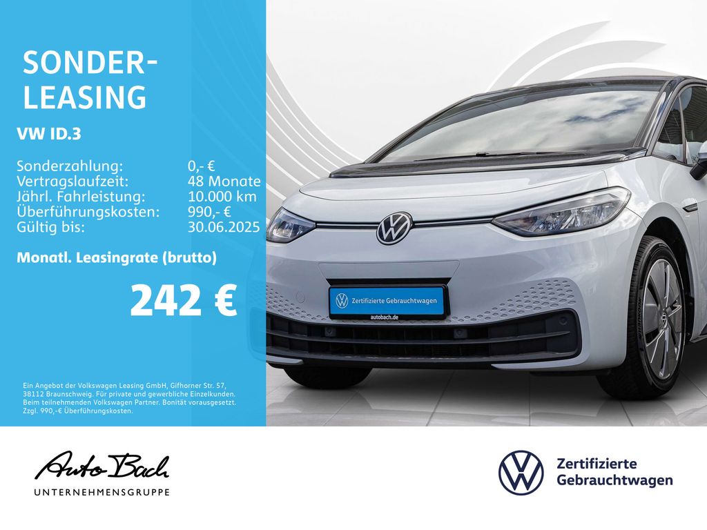 Volkswagen ID.3 Pure Performance Automatik, Navi, LED, App-