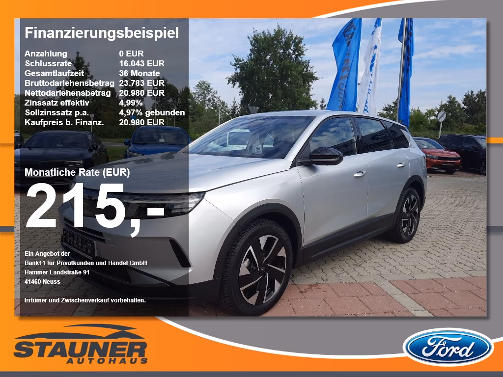 Opel Grandland 1.2 48V Mild- W Edition