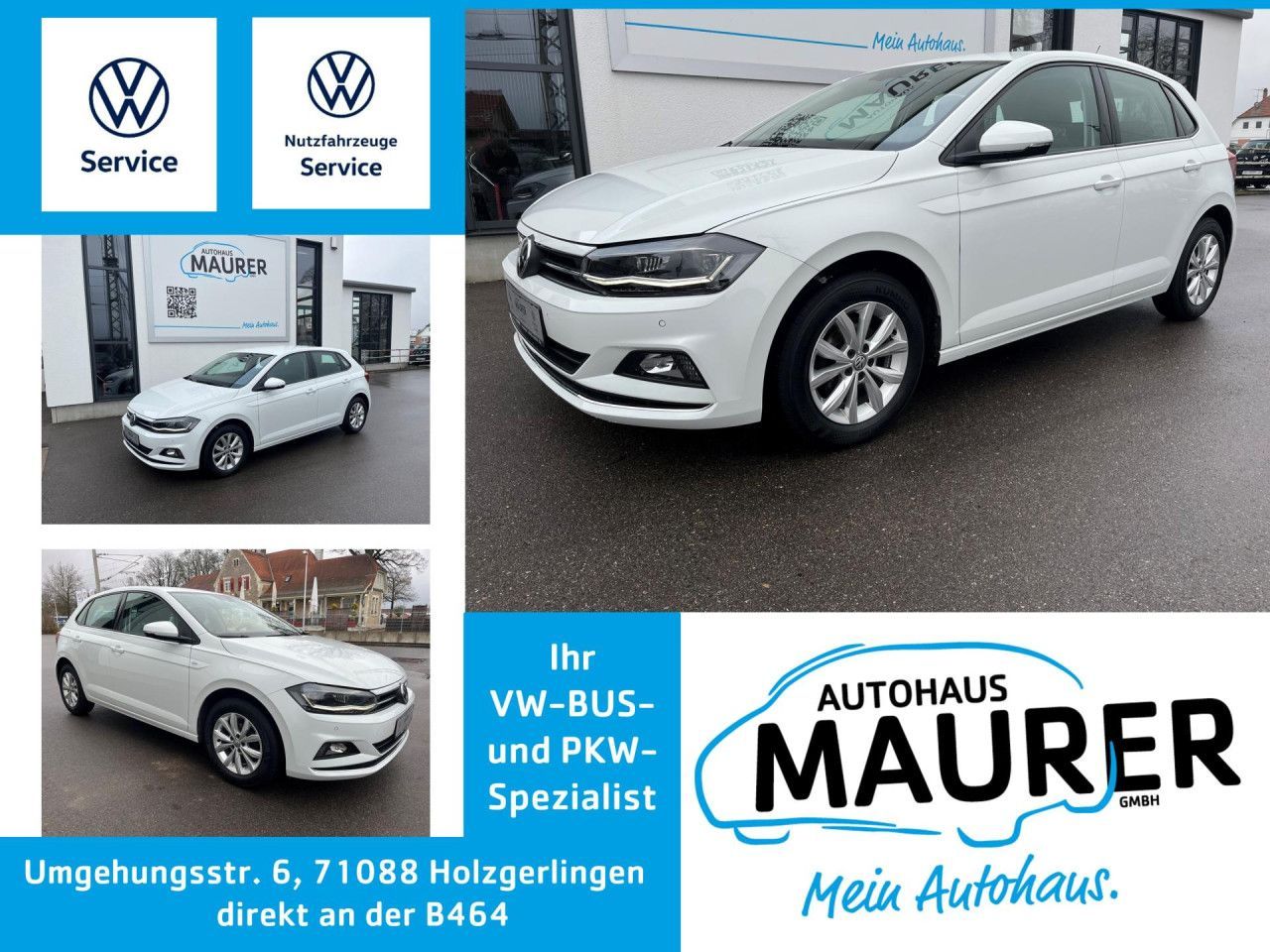 VW Polo Highline 1,0 TSI Kamera ACC PDC Sitzheizung