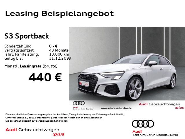 S3 Sportback *MATRIX*B&O*Opt.-Schwarz+*NAV+*