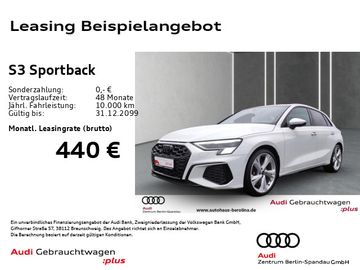 Audi Leasingangebot: Audi S3 Sportback *MATRIX*B&O*Opt.-Schwarz+*NAV+*