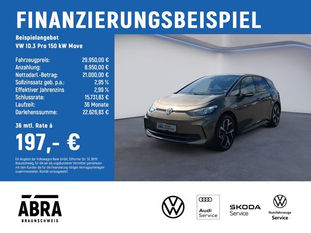 VW ID.3 Pro 150 kW Move LED+NAV+CAM+ACC