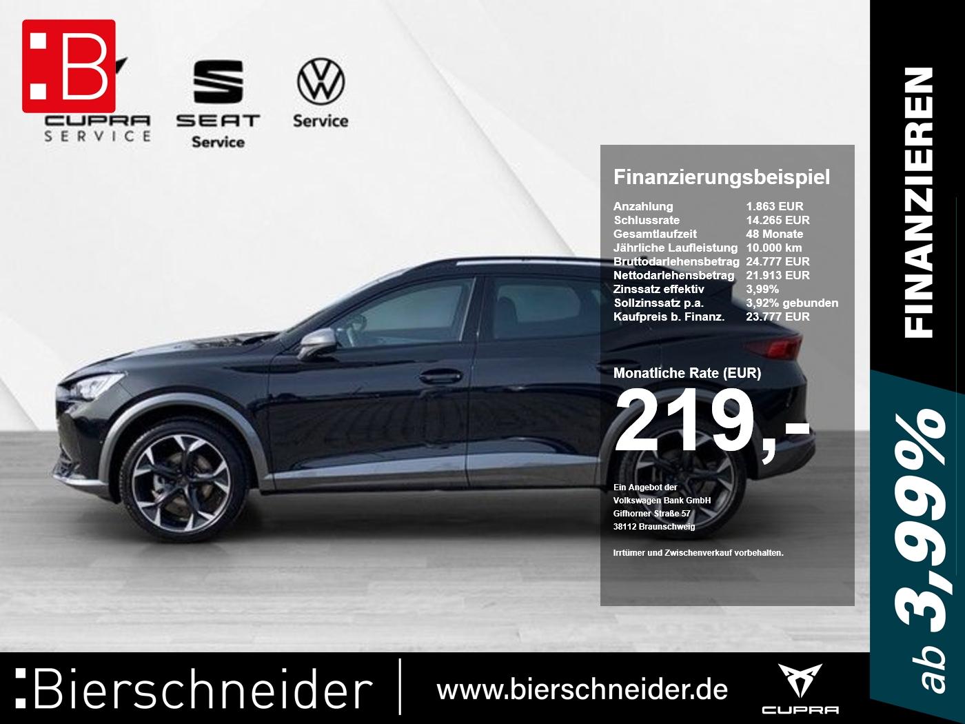 Cupra Formentor 1.5 TSI DSG 19 Zoll Fahrass. XL KAMERA