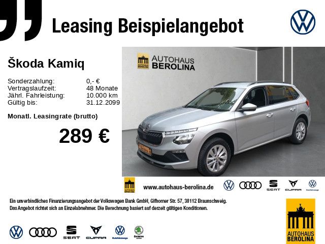 Vorschaubild: SKODA Kamiq 1.0 TSI Selection DSG *GRA*R-CAM*PDC*SHZ* (Fahrzeug-Nr. H06598)