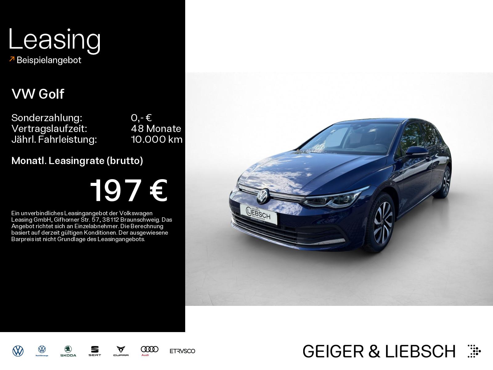 Volkswagen Golf VIII 1.5 TSI ACTIVE*IQ.LIGHT*PANO*KAMERA*PD