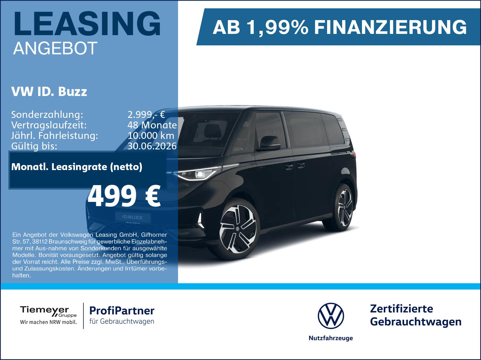 Volkswagen ID.Buzz GTX LR LANG H/K WÄRMEPUMPE LM21 AHK