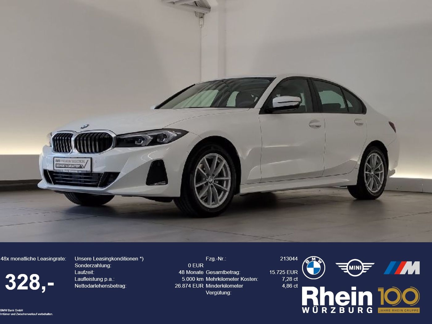 BMW 318i Limousine Navi/LED/KomfZg/PaAS/Sport-Lr Nav