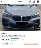 BMW X1 sDrive18d M Facelift Sport M Sport  - gebrauchte BMW X1 mit Facelift
