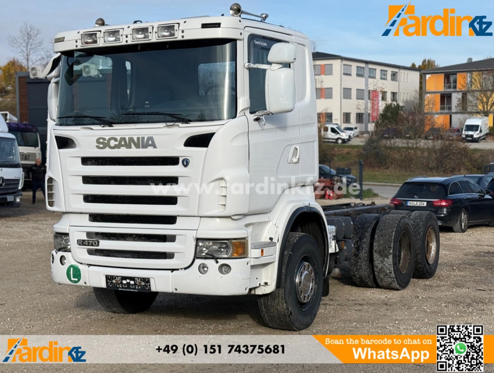 Scania R470 6x4 BB * Big Axel *  Motor raucht *