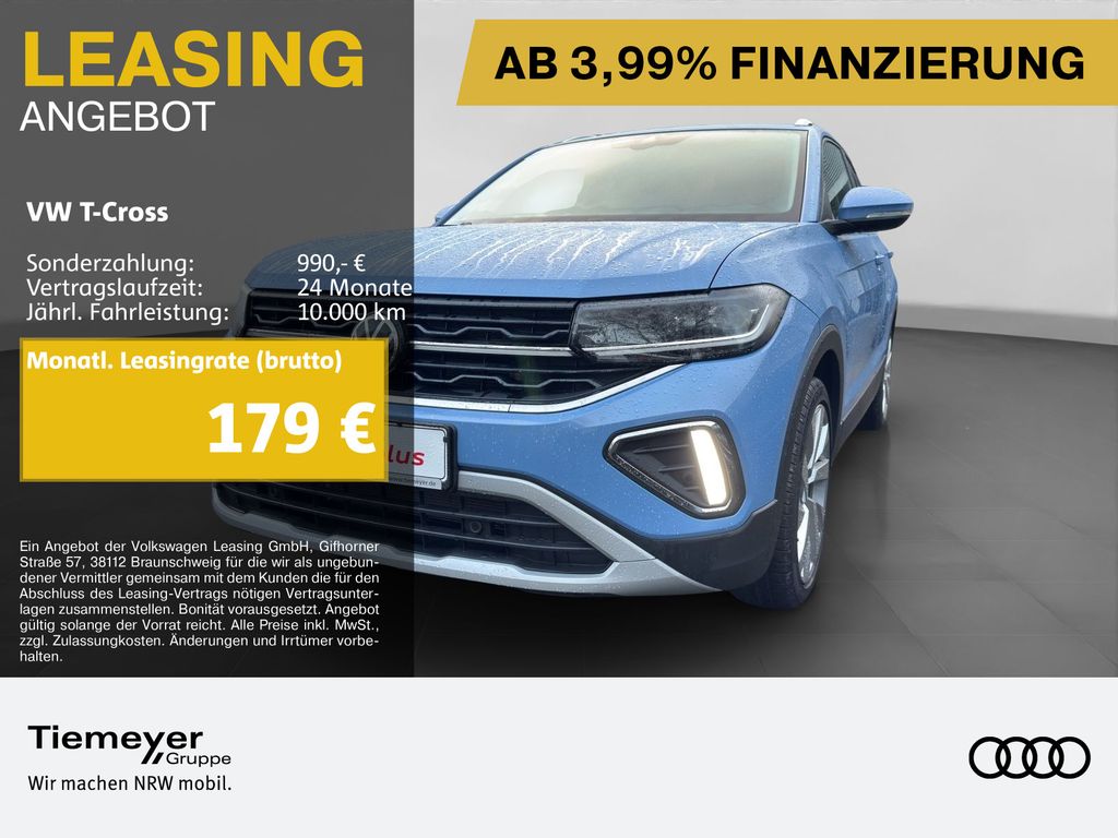 T-Cross 1.0 TSI DSG STYLE LM18 AHK IQ.DRIVE PRIV