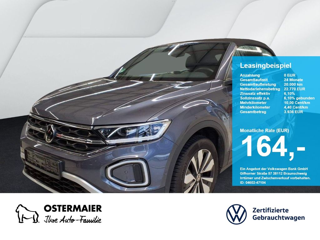 T-Roc Cabriolet GOAL 1.0TSI 116PS ACC.KAMERA.NAV