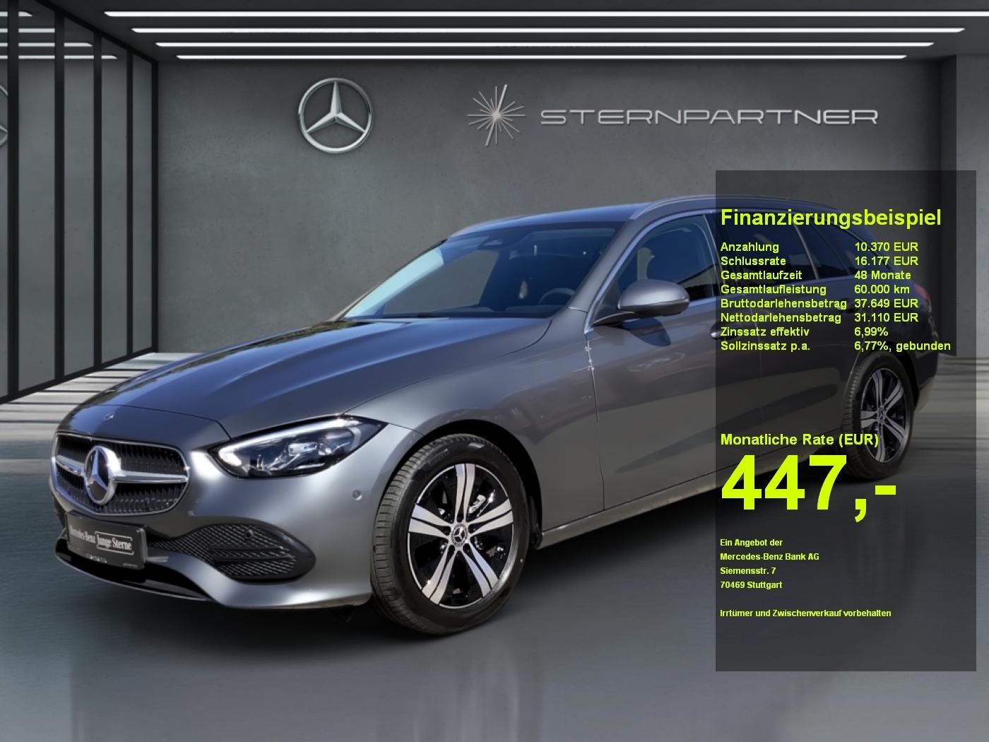 Mercedes-Benz C 220 d T AVANTGARDE +KAM.+LED+AMBI.+TOTW.+AHK