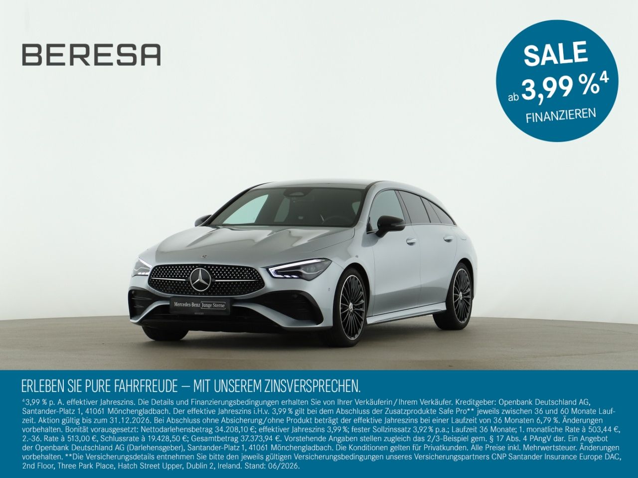 MERCEDES-BENZ CLA 200 SB AMG ADV.+ 19'' AHK Night Burmester