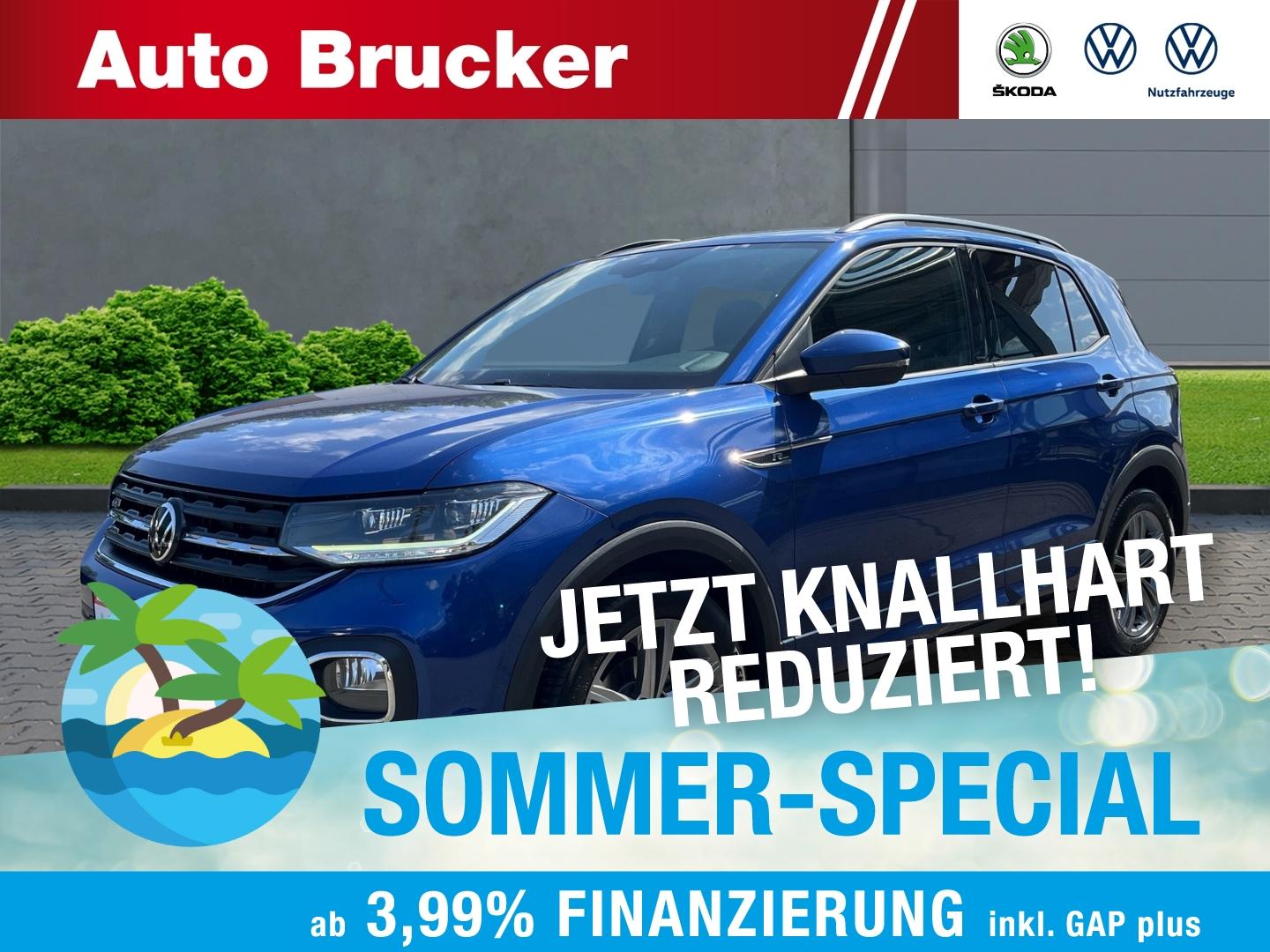 Volkswagen T-Cross R-Line 1.0 TSI LED+Navi+SHZ+2-Zonen-Klim
