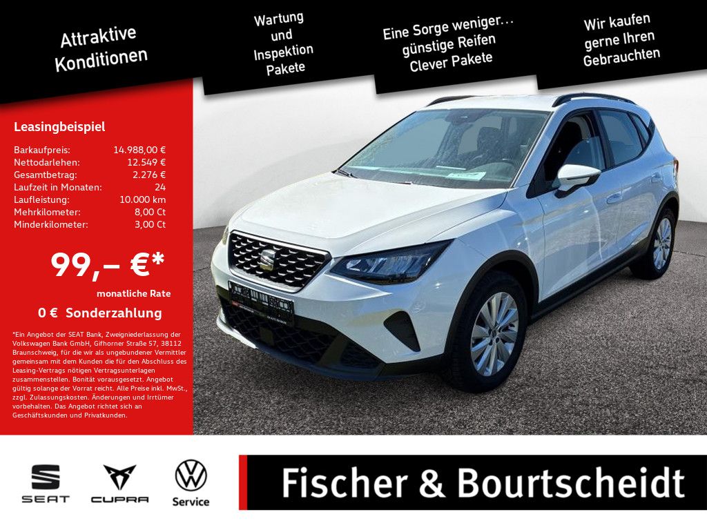 Seat Arona 1.0 TSI Style PDC SHZ W-LAN FACEL. LED