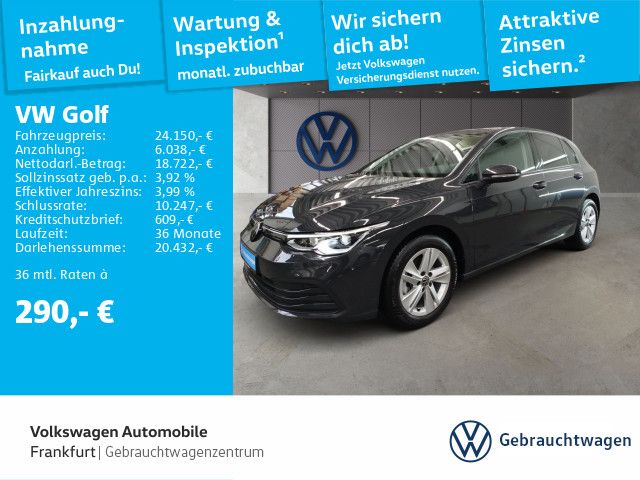 Volkswagen Golf VIII 1.5 TSI Life Navi LED Heckleuchten Sit