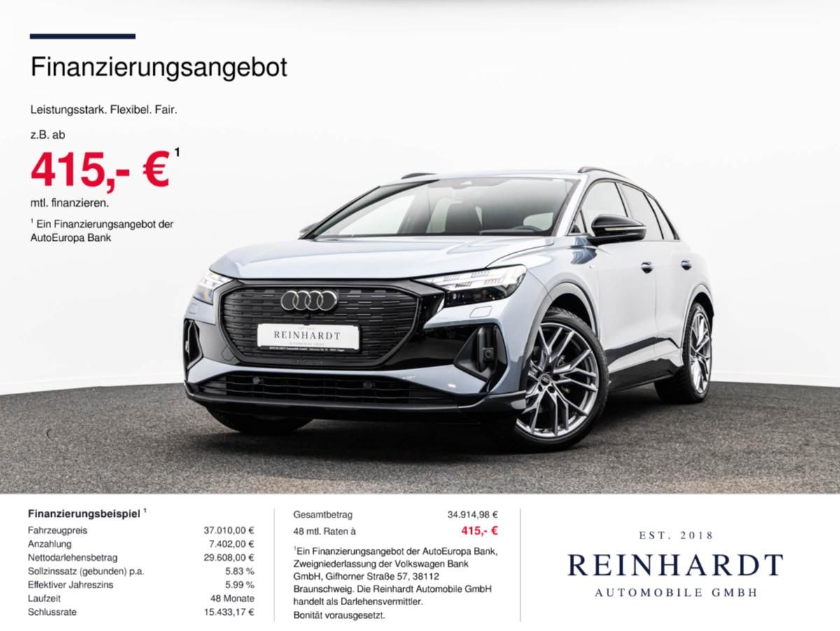 Audi Q4 E-TRON 35 2x S LINE BLACK ACC PANO WÄRMEPUMPE foto 1