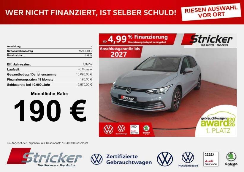 Volkswagen Golf 1.5 TSI Active 190,-ohne Anzahlung Navi App