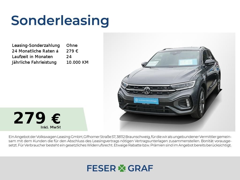 Volkswagen T-Roc 1.5 TSI R-Line DSG ACC AHK LED Navi RüKa