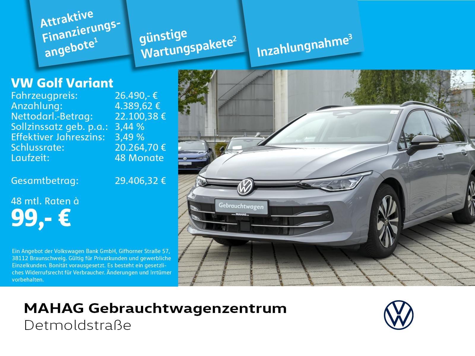 Volkswagen Golf VIII Variant Goal 1.5 eTSI AHK LED+ Navi Pa, миниатюра 24