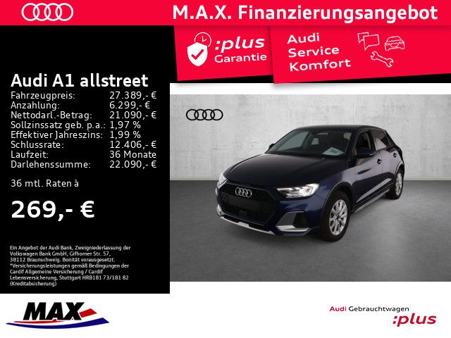 A1 allstreet 30 TFSI LED+KAMERA+NAVI+SITZHZG+ALU