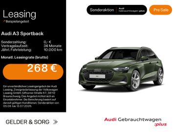 Audi Leasingangebot: Audi A3 Sportback TDI advanced SONOS*HuD*LED*RFK*AHK