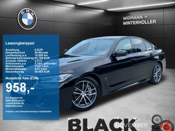 Ein BMW 540 540d xDrive Lim. M Sport Head-Up Laser GSD AHK im Leasing