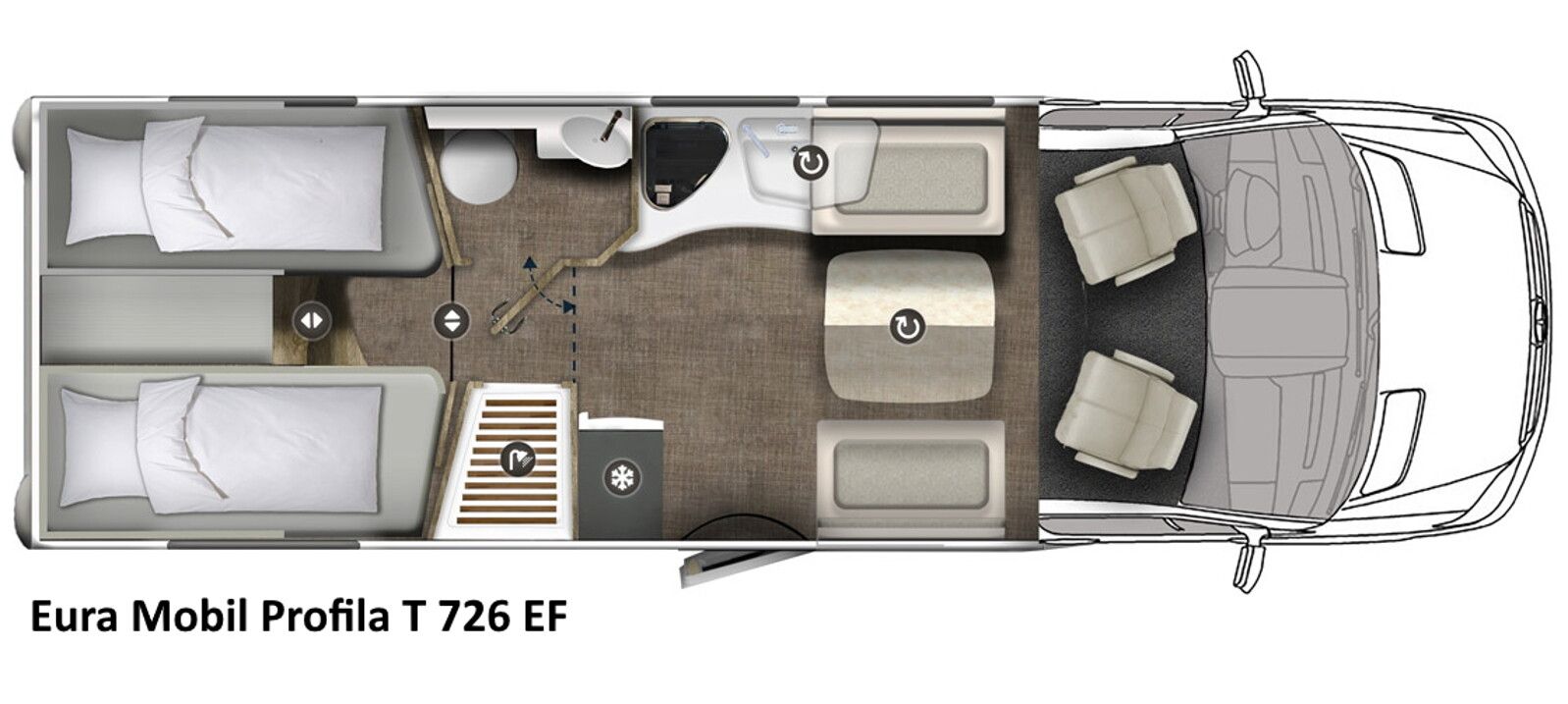 Fahrzeugabbildung Eura Mobil Profila T PT 726 EFComfort MondialSFahrassistenz