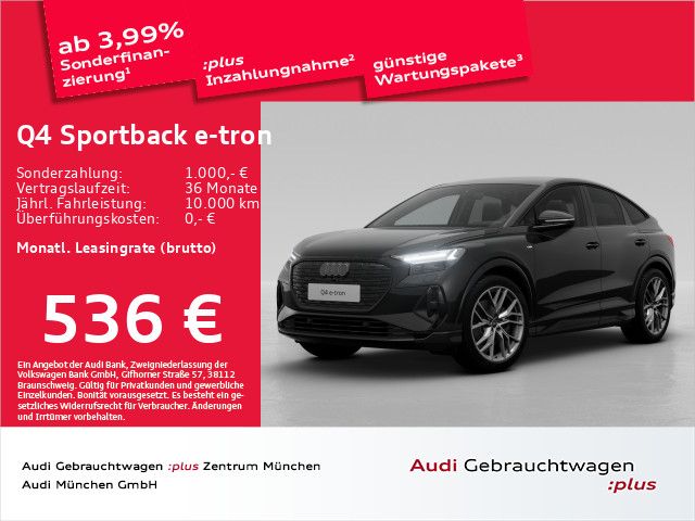 Audi Q4 Sportback e-tron 40 S line AHK/Virtual/Navi+/