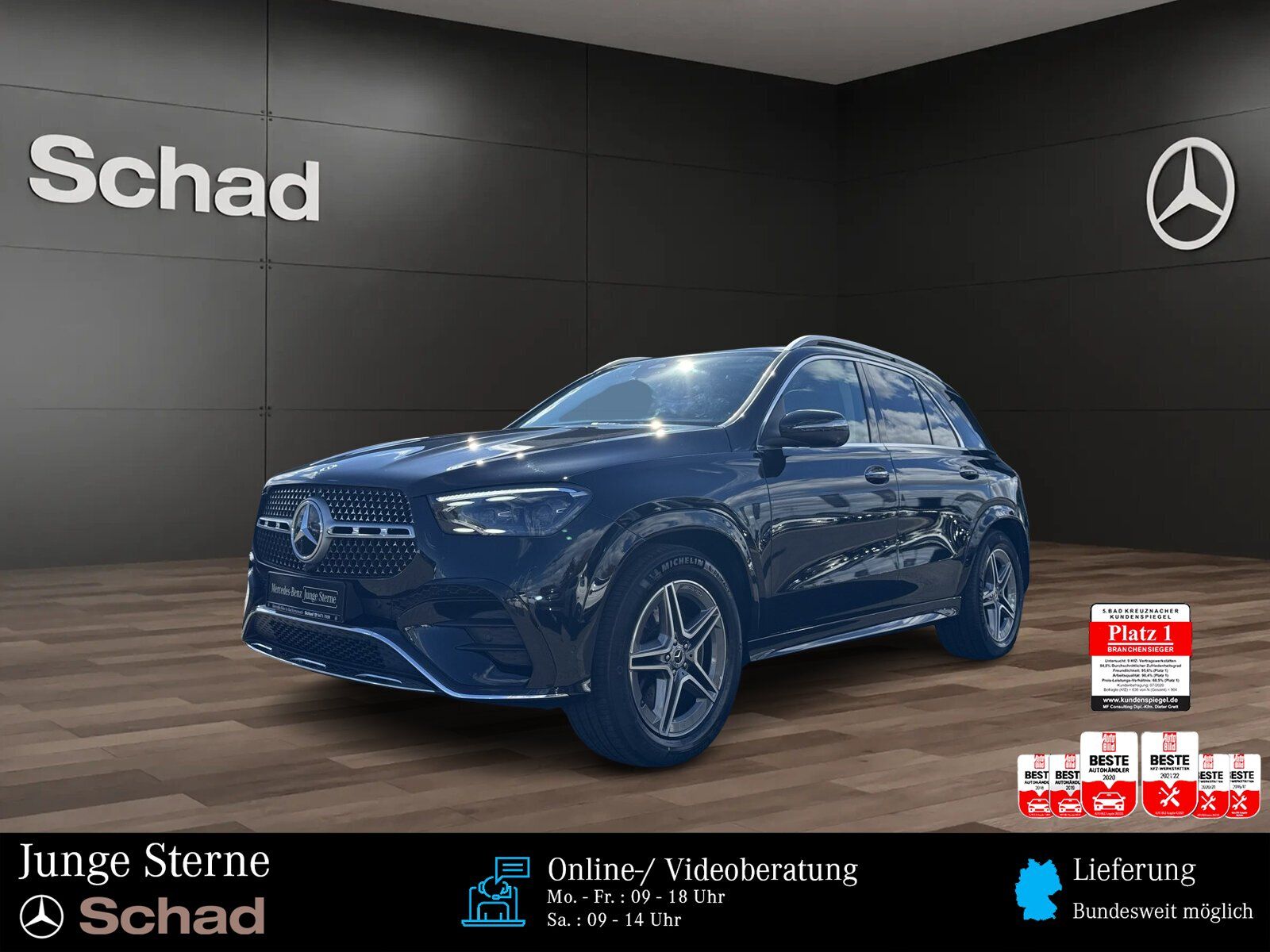 Mercedes-Benz GLE 300 d 4M AMG MEMORY MBEAM LED AHK AIRMATIC foto 1