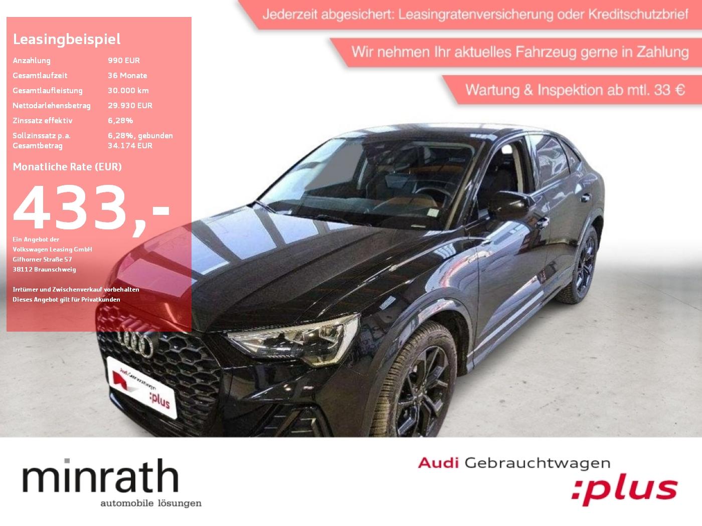 Audi Q3 Sportback 35 TDI S-Line APP+DAB+VIRT+ALCAN