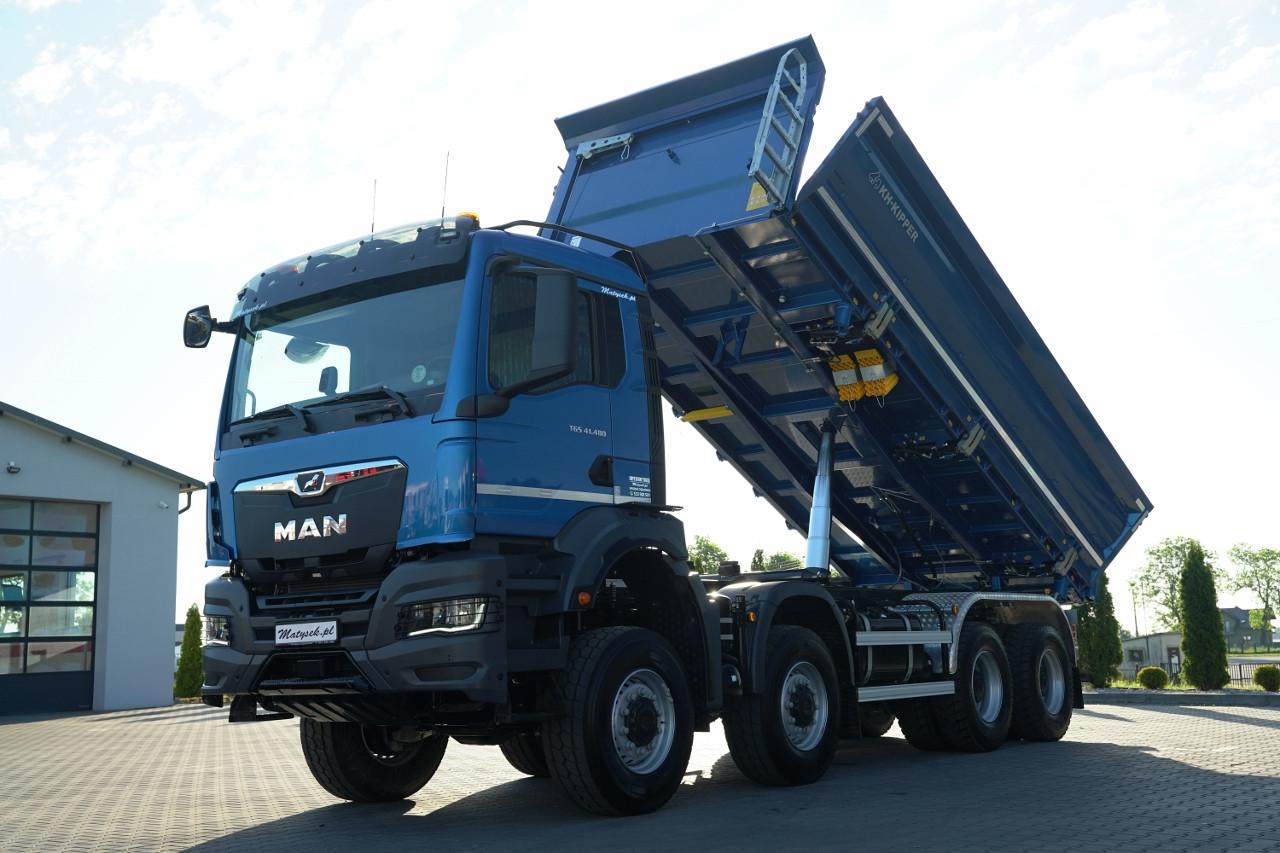 MAN TGS 41.480 / 8X6 / WYWROTKA 3 STRONNA / BORDMATI