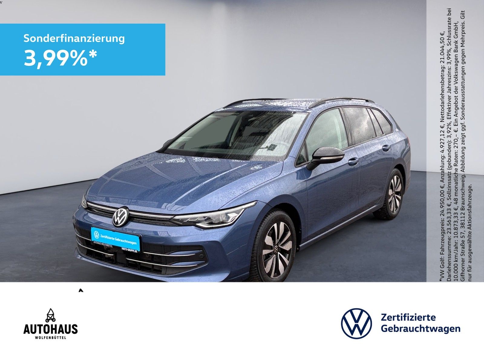 Volkswagen Golf VIII Variant GOAL 1.5 eTSI DSG AHK+RearView