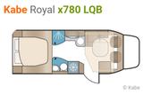 Kabe Travel Master Royal 780LQB  - Kabe Teilintegrierter