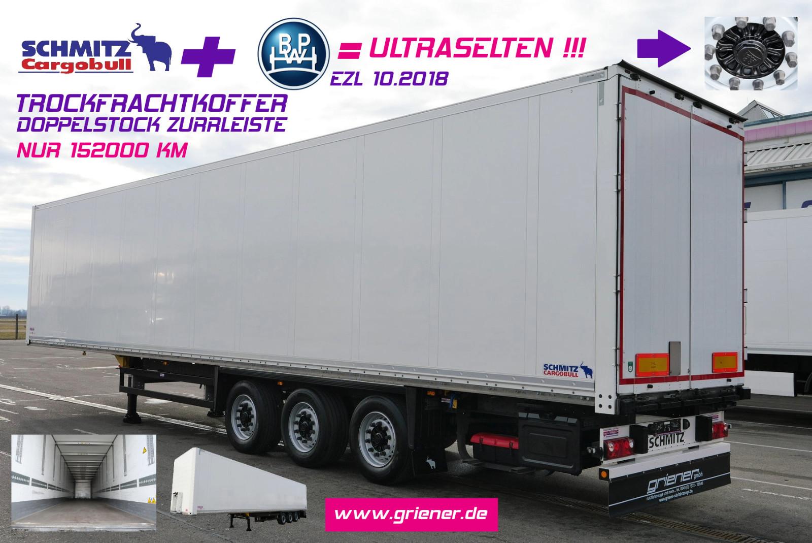 Schmitz Cargobull SKO 24/DOPPELSTOCK / ZURRLEISTE / 12642 XL BPW
