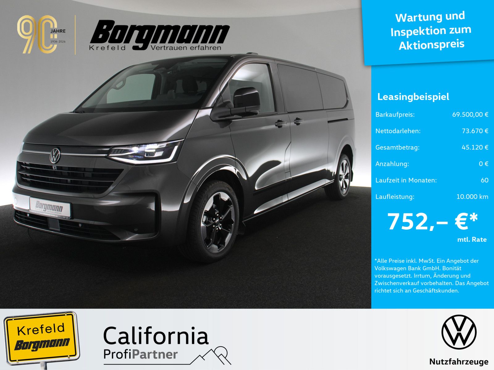 Volkswagen T7 Transporter Caravelle 2.0 TDI Edition LR PANO
