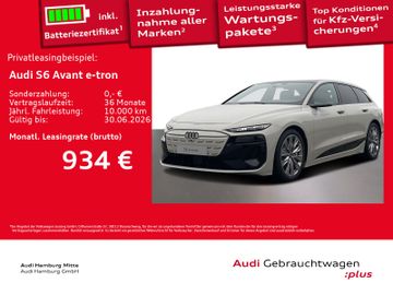 Audi Leasingangebot: Audi S6 Avant e-tron quattro AHK B&O Pano Head-Up Mat
