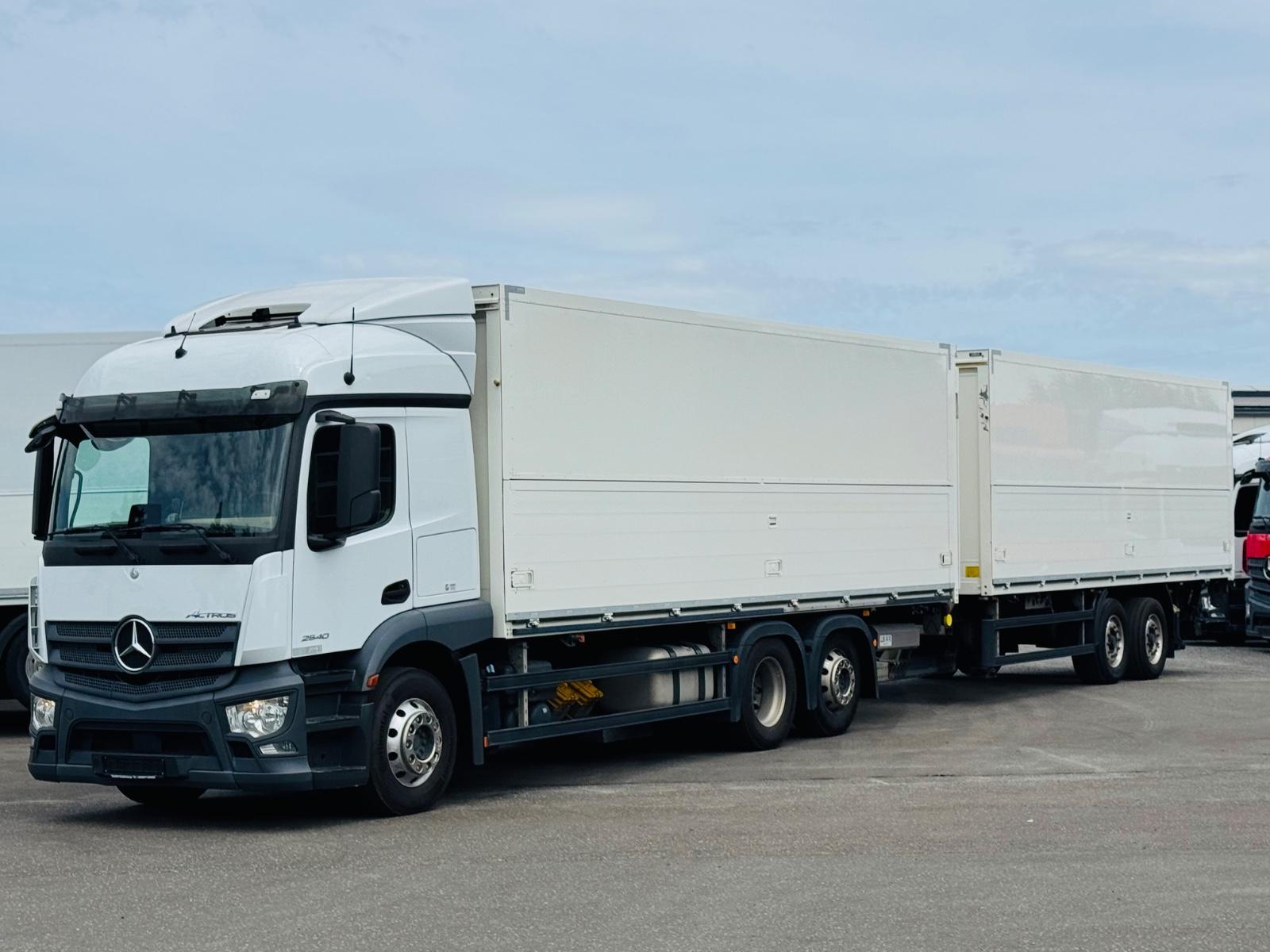 Mercedes-Benz ACTROS 2540 L/ 2 x LBW / LENKACHSE / KOMPLETTZUG