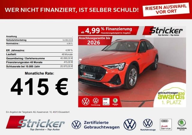 AUDI e-tron Sportback S-line 55 quattro 415,-ohne Anz