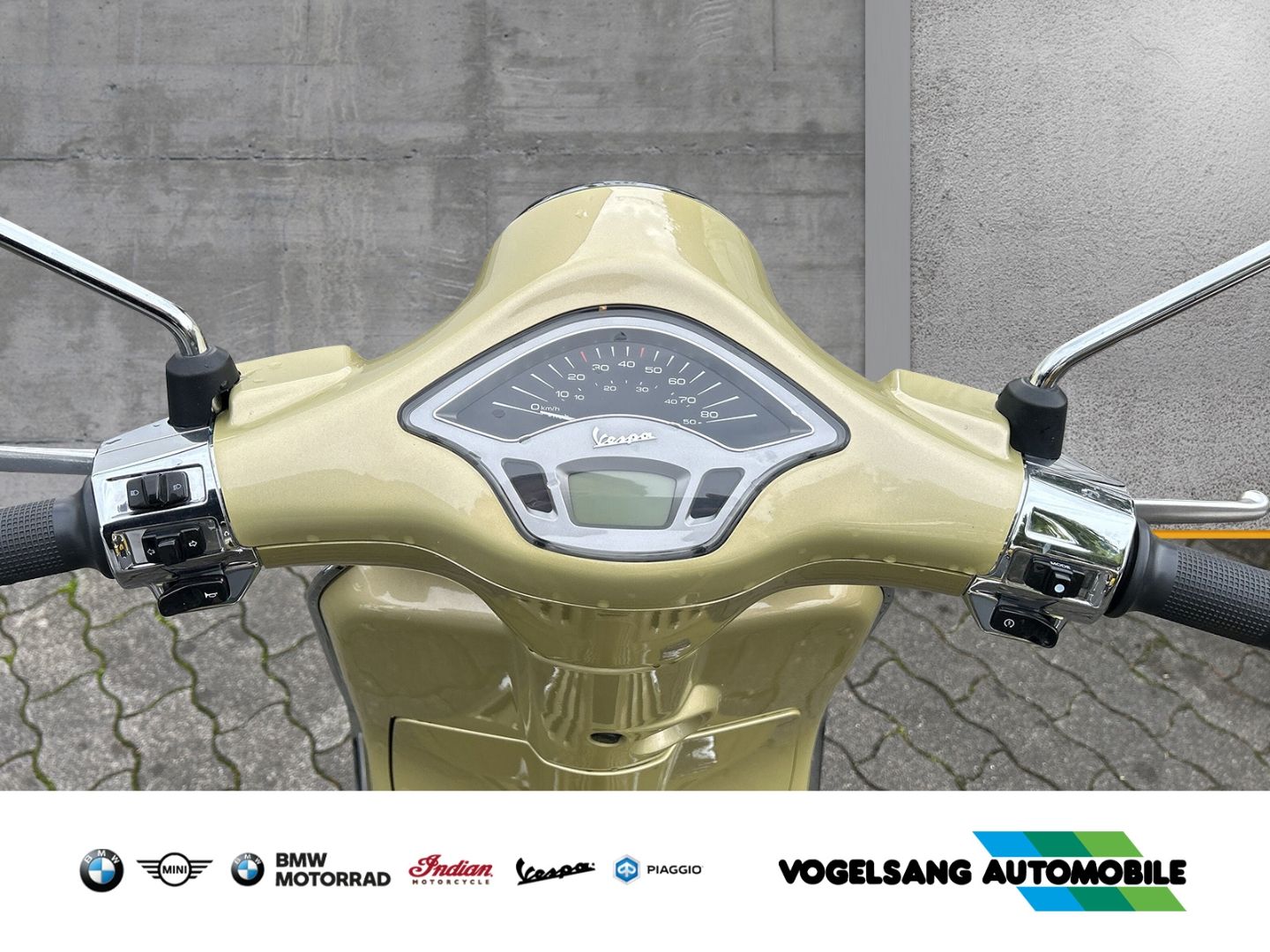 Fahrzeugabbildung Vespa Primavera 50 Sondermodell 75 Jahre, Champagner G