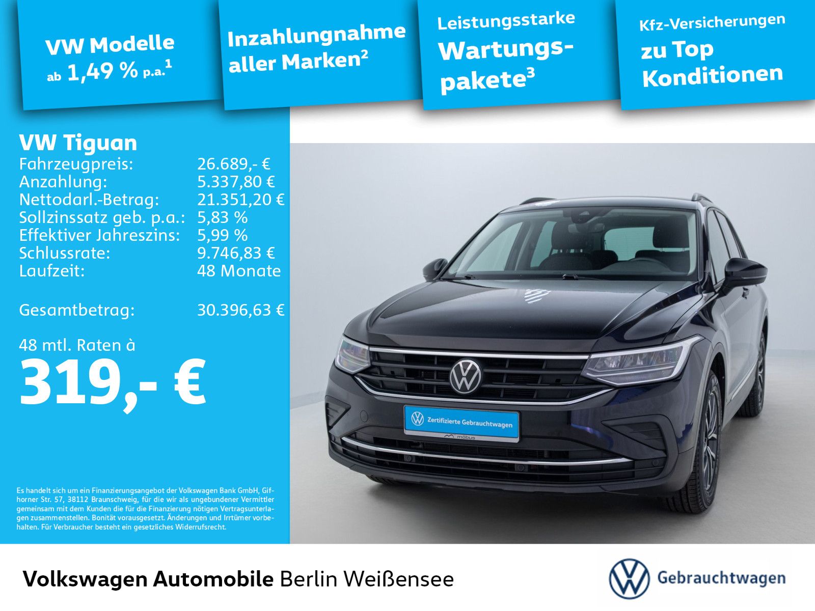 Volkswagen Tiguan 1.5 TSI Life DSG LED NAV APP LHZ ACC foto 2