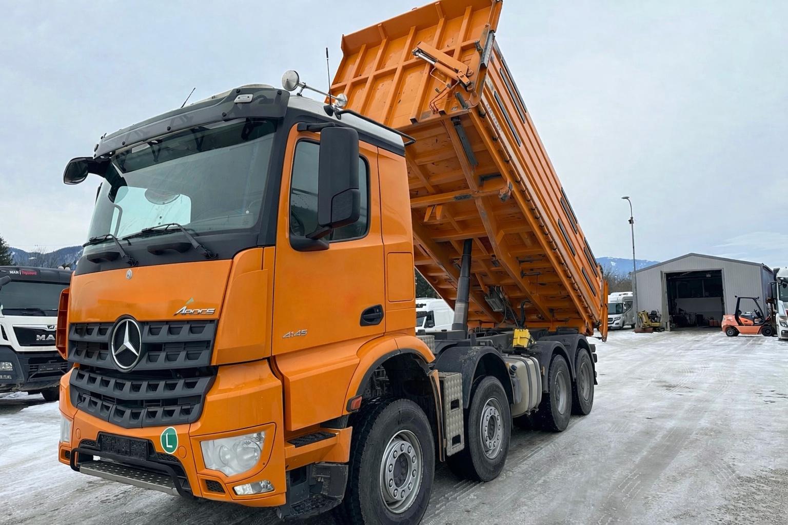 Mercedes-Benz AROCS 4145 RETARDER 8x4 MEILLER BORDMATIC
