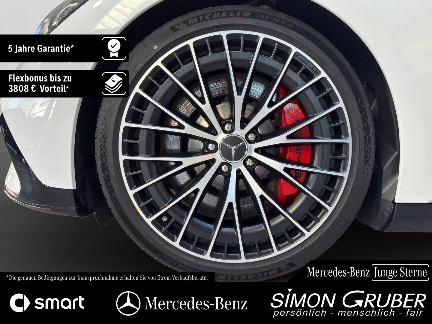 Fahrzeugabbildung Mercedes-Benz EQE 43 4M AMG Night Hyper Pano Carbon Nappa TV
