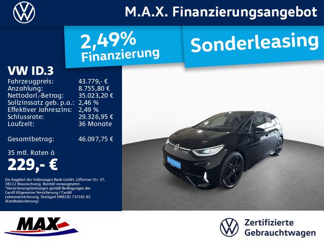 ID.3 GTX IQ.LIGHT+PANO+NAVI+AR HUD+ACC+KAMERA