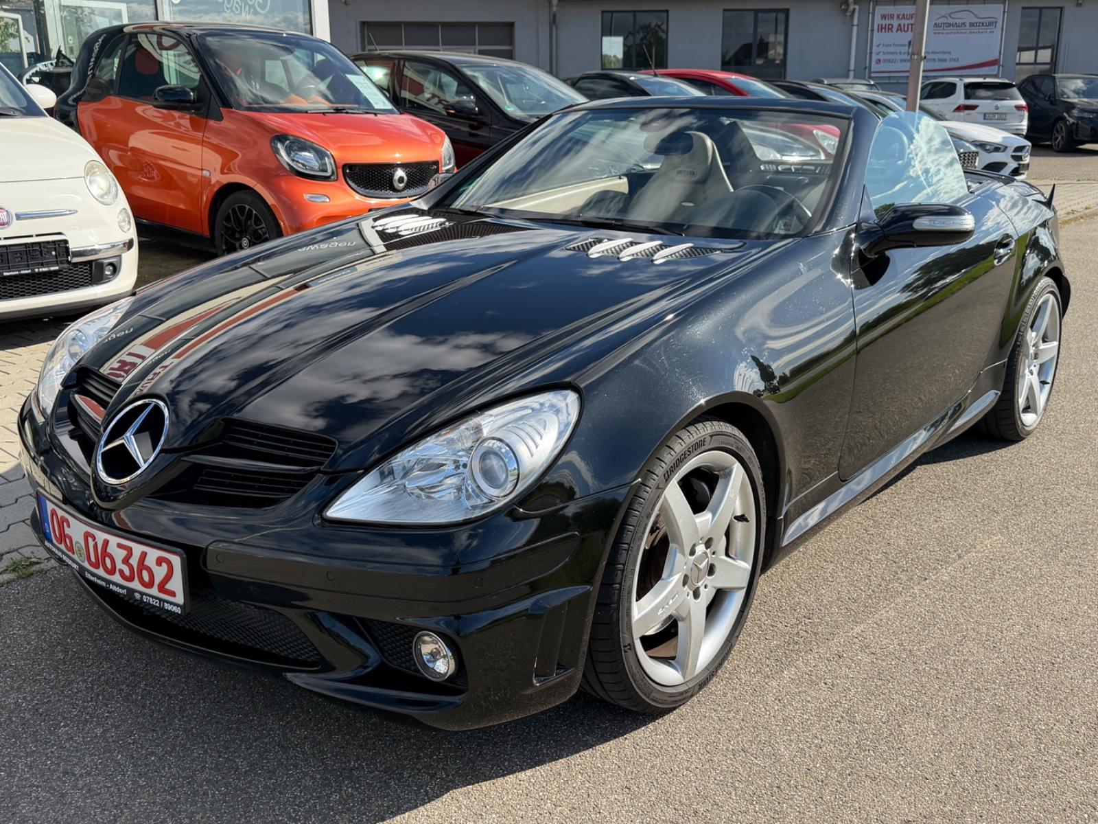 Mercedes-Benz SLK 55 AMG Roadster 360ch - 1 ère main - Navi - Sièges chauffants - Pneus été